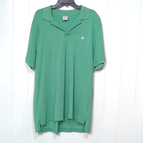 ❤️5/$25 Brooks Brothers Green Performance Polo Shirt - Picture 1 of 9